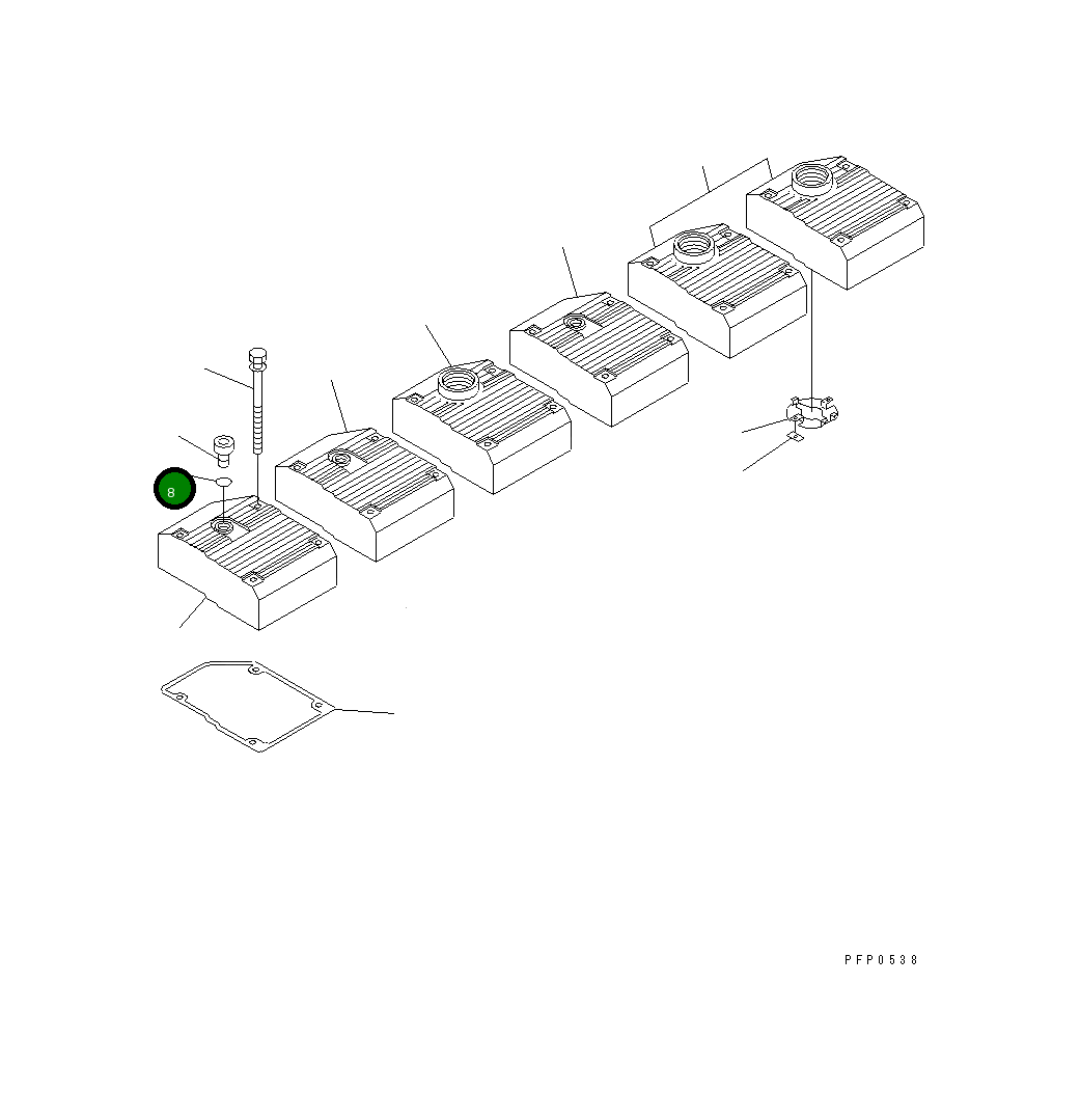 Кольцо уплотнительное (O-Ring) CU3678606 Komatsu