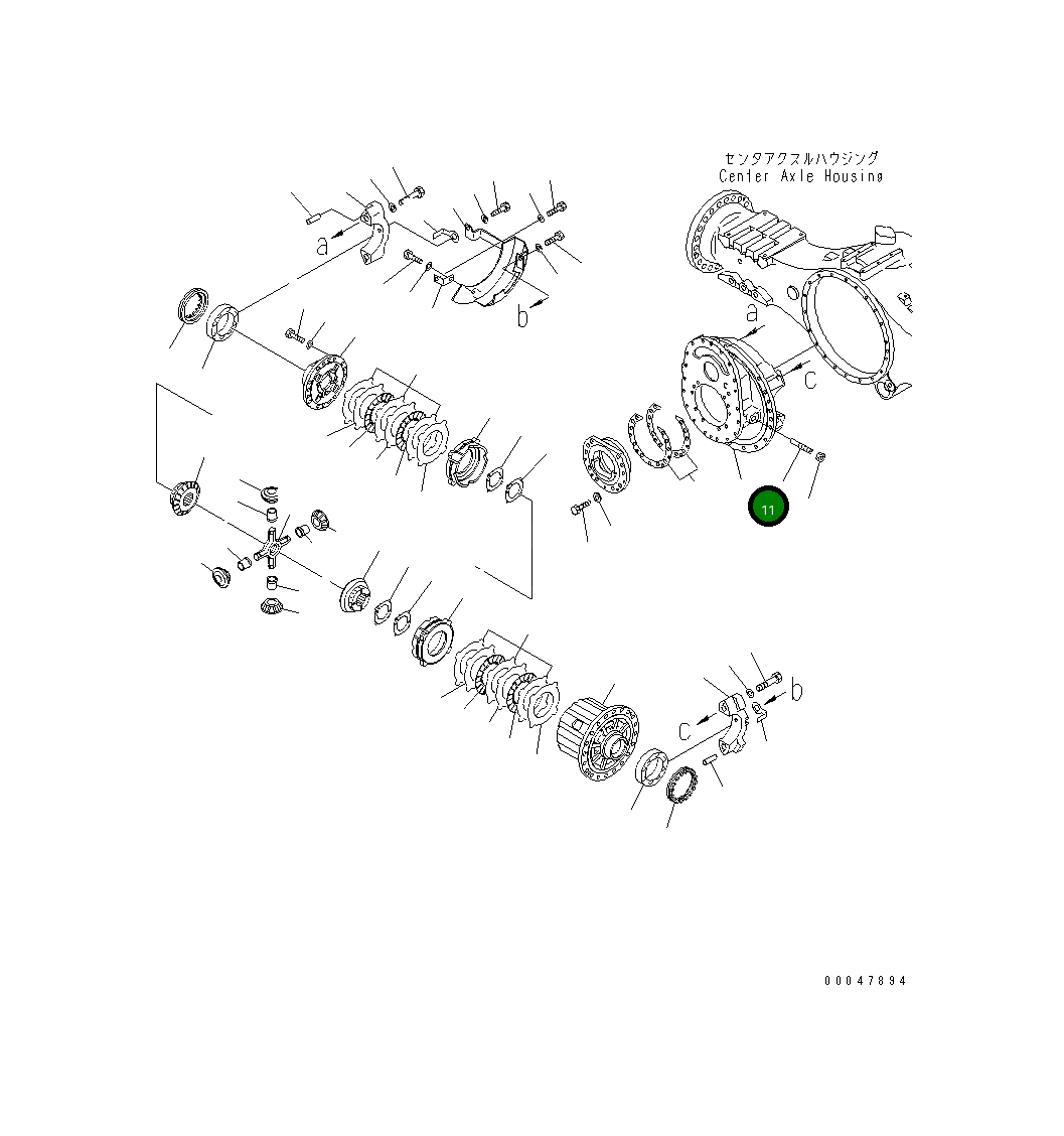 Болт 421-22-11180 Komatsu