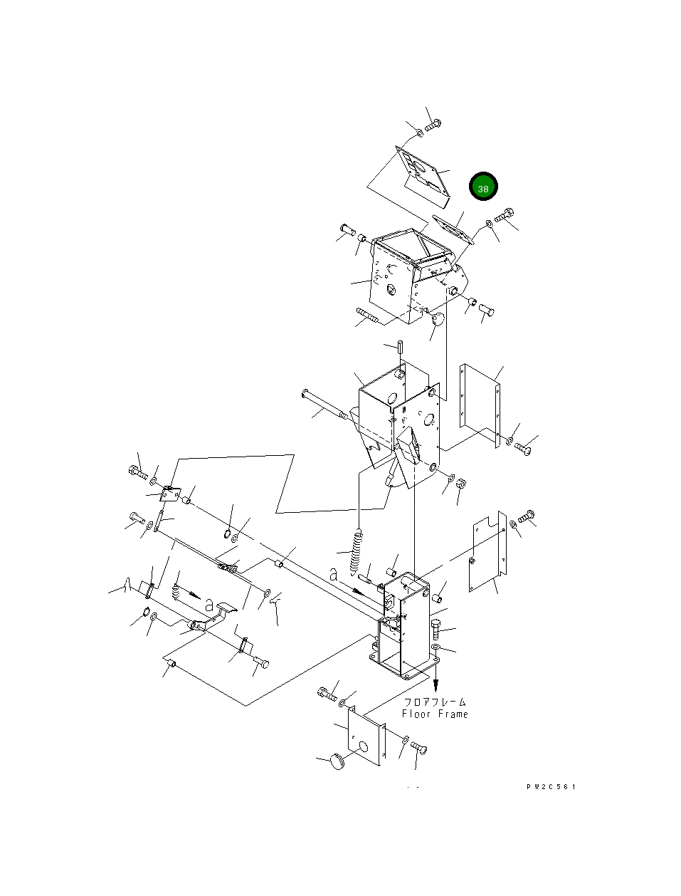 Крышка 234-43-53151 Komatsu