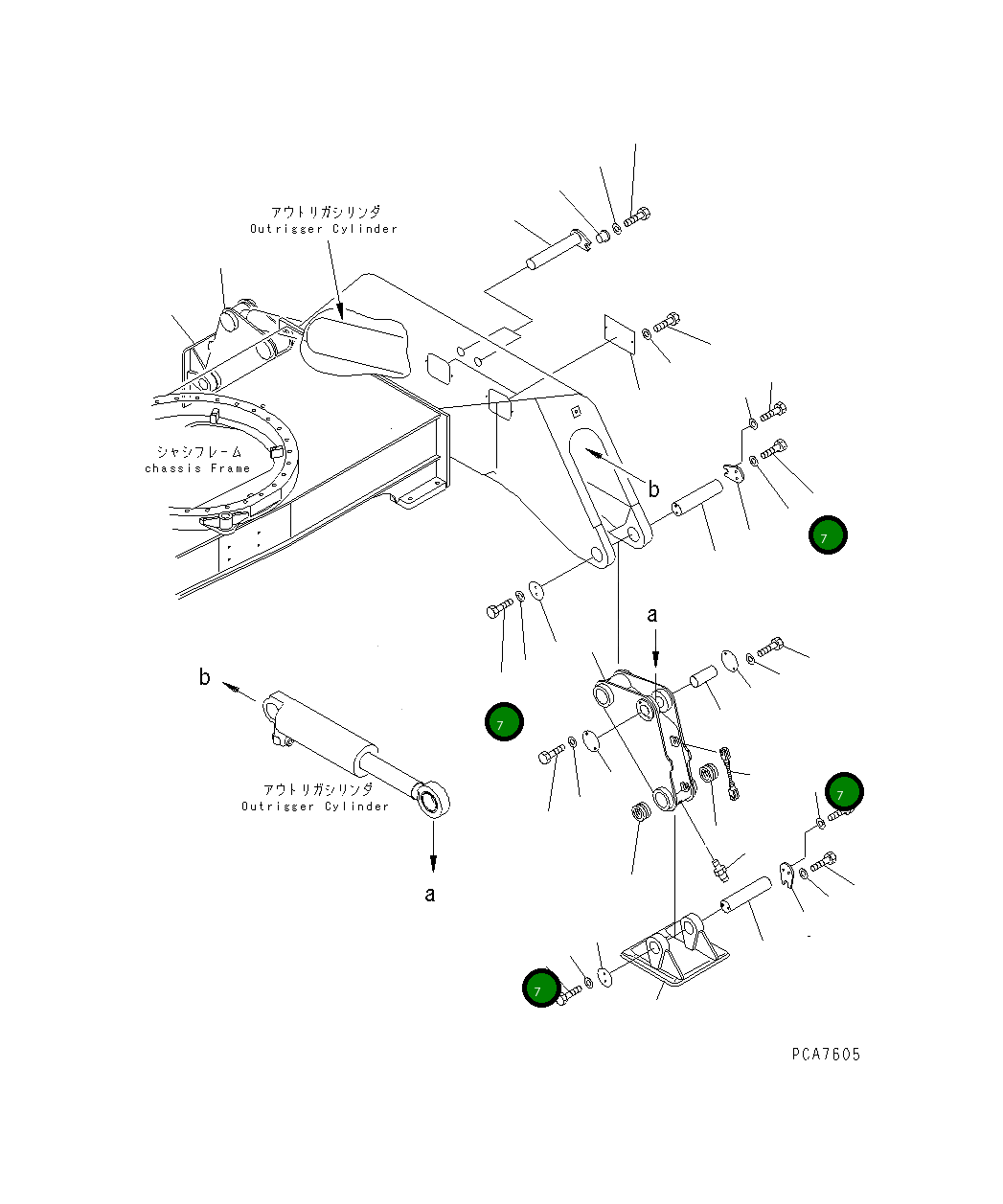 Болт 20G-47-K1390 Komatsu