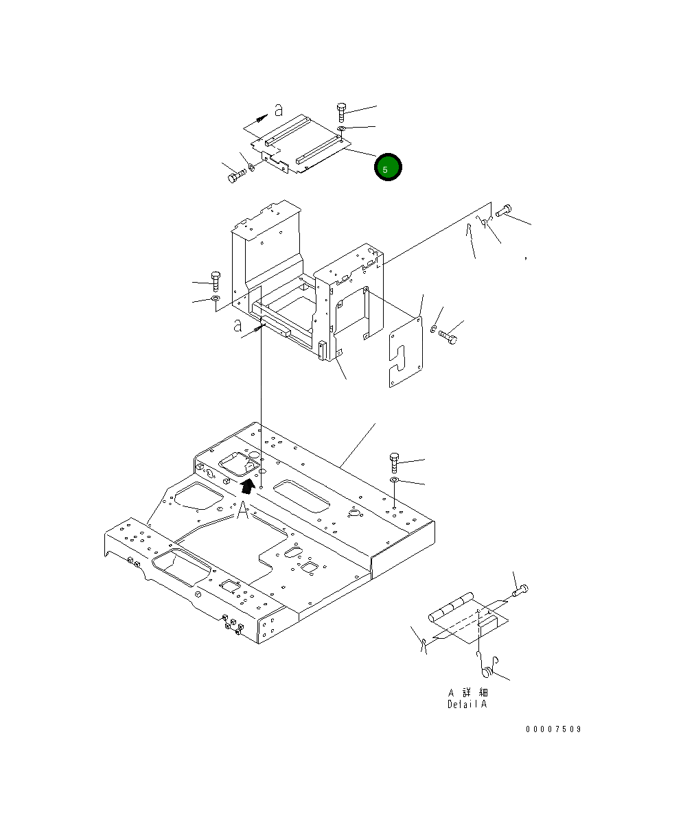 Крышка 176-57-41152 Komatsu