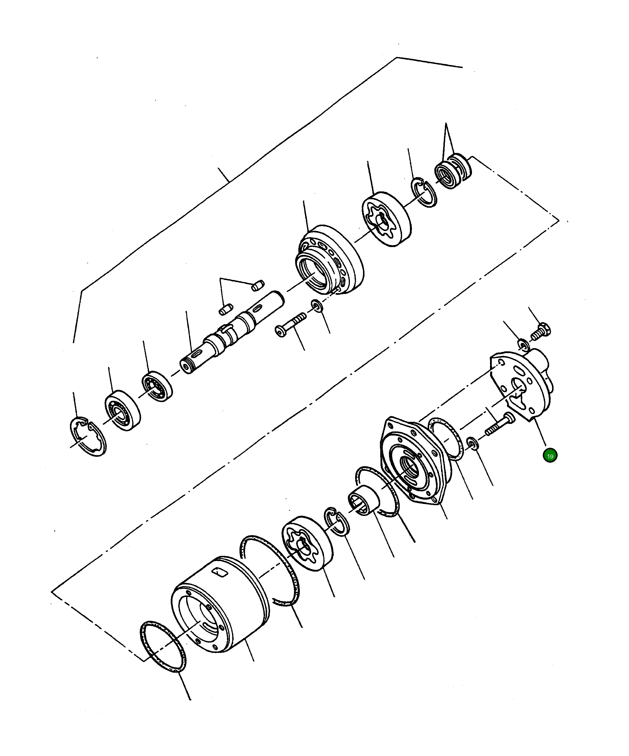 Крышка 3091980M1 Komatsu