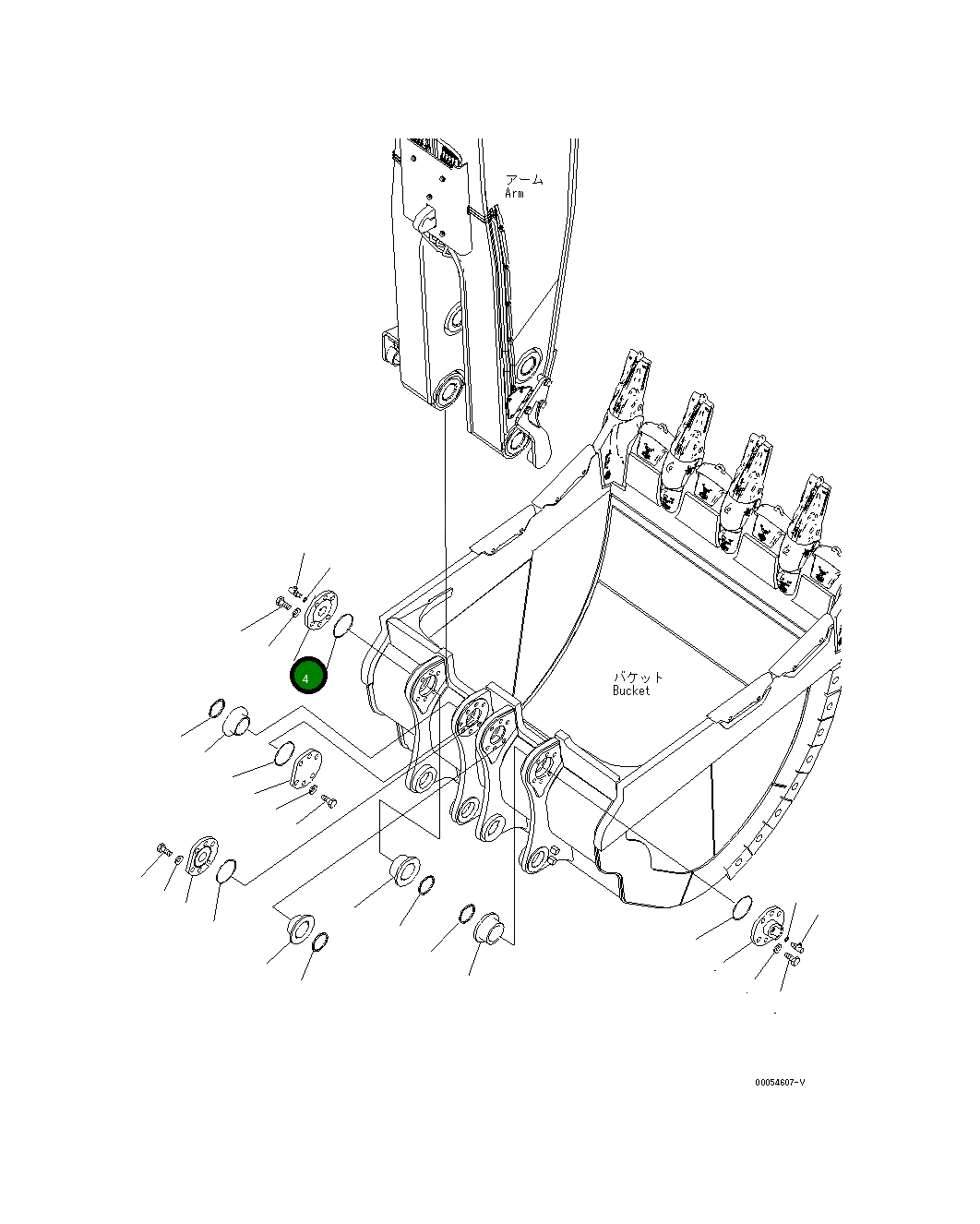 Крышка 21T-70-34372 Komatsu