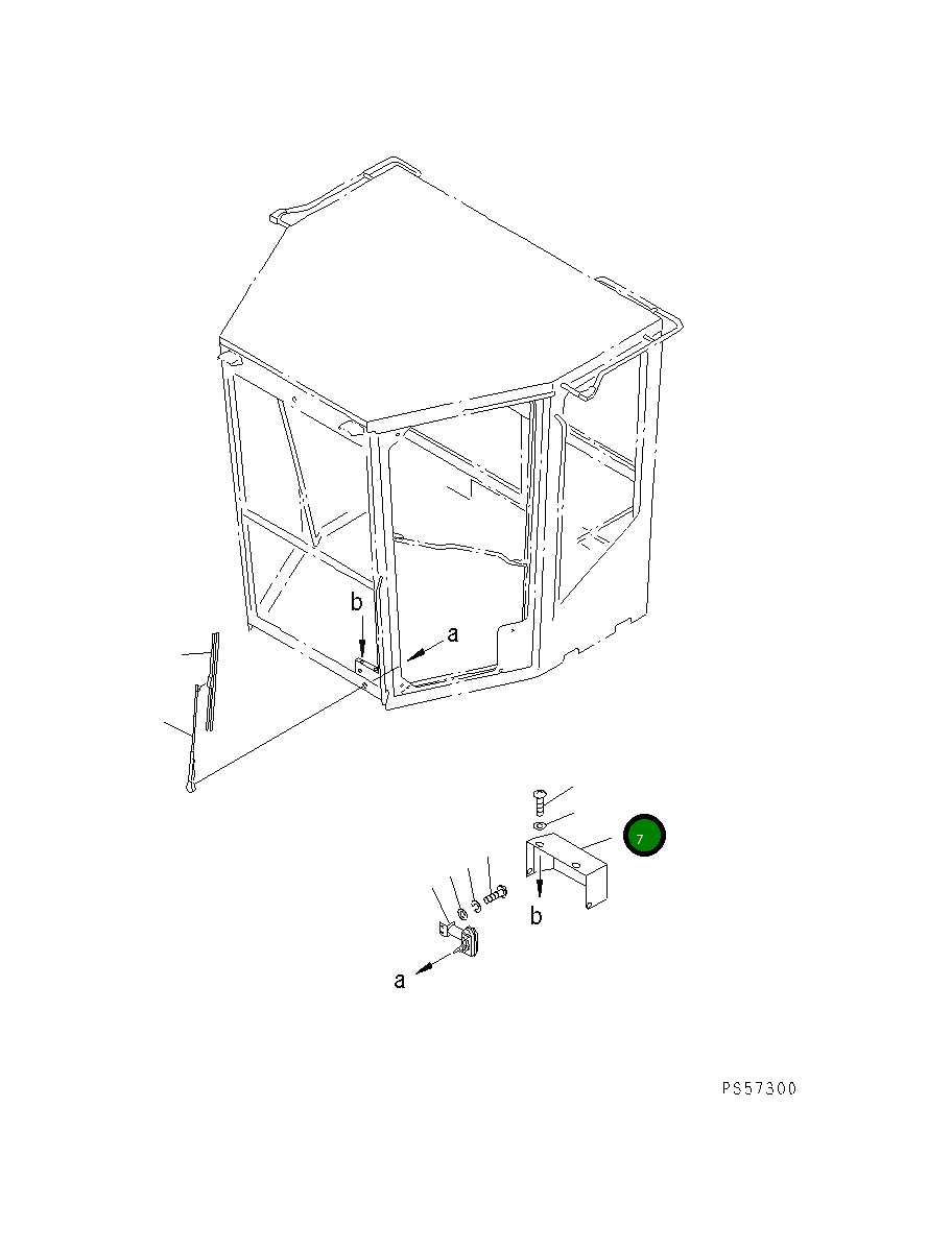 Крышка 23F-950-1910 Komatsu