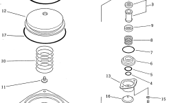 Кольцо уплотнительное (O-Ring) 581-35-27431  Komatsu