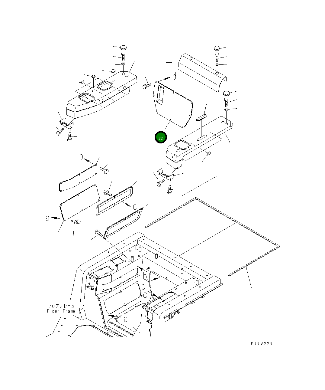 Крышка 14X-54-26120 Komatsu