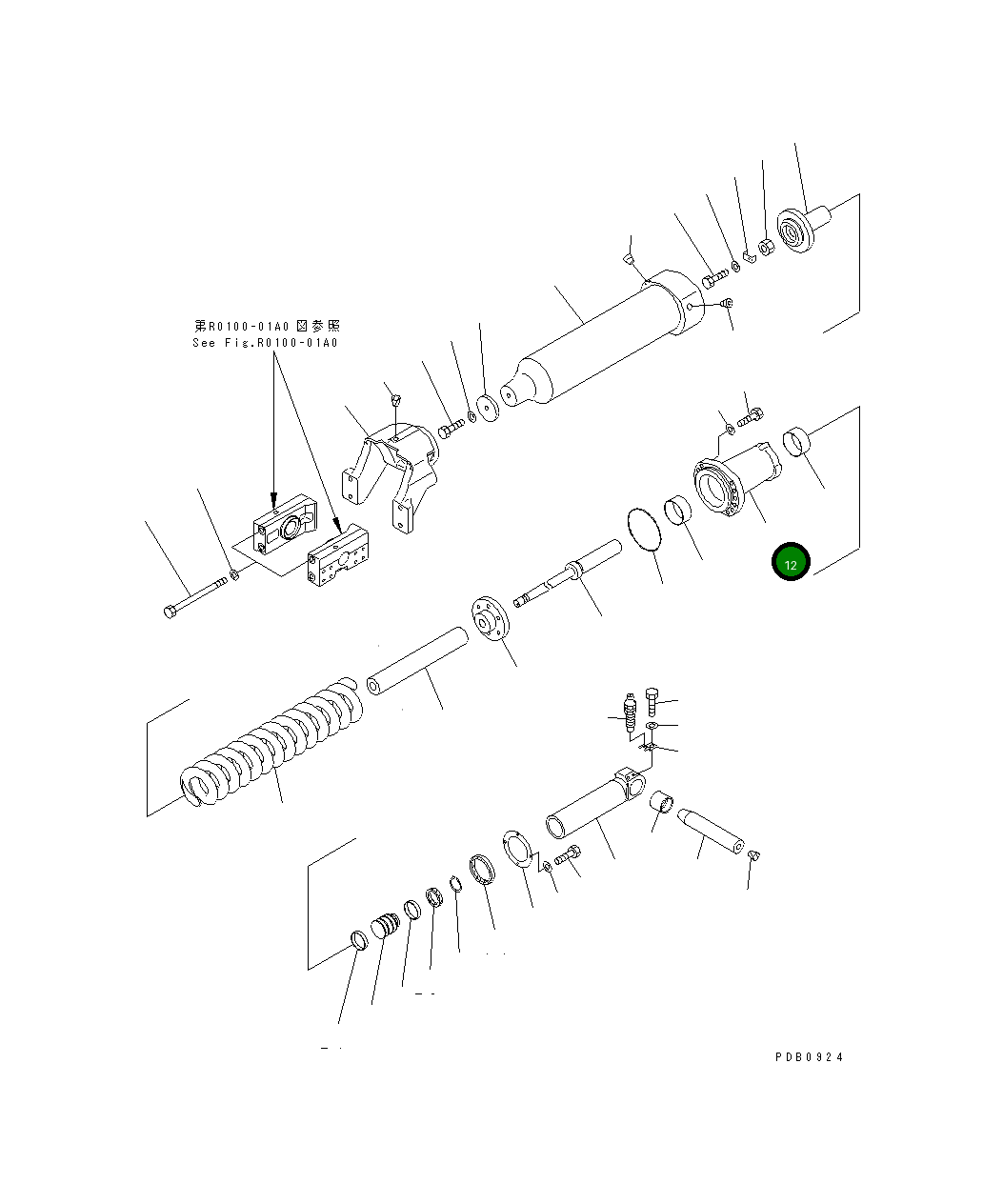 Крышка 17A-30-14141 Komatsu