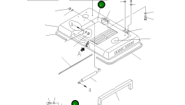 Крышка 20E-54-K7081 Komatsu