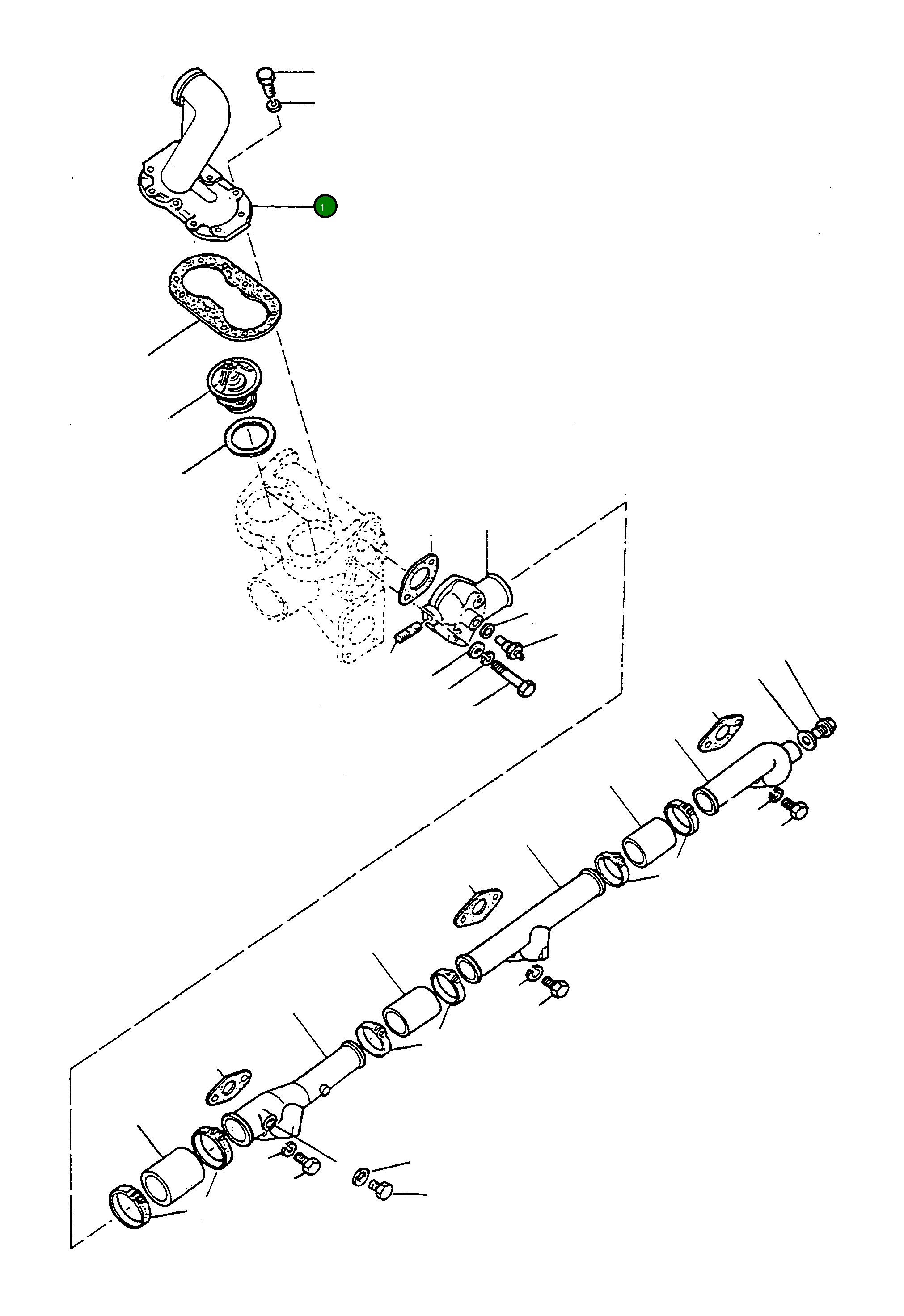 Крышка 2872589M1 Komatsu