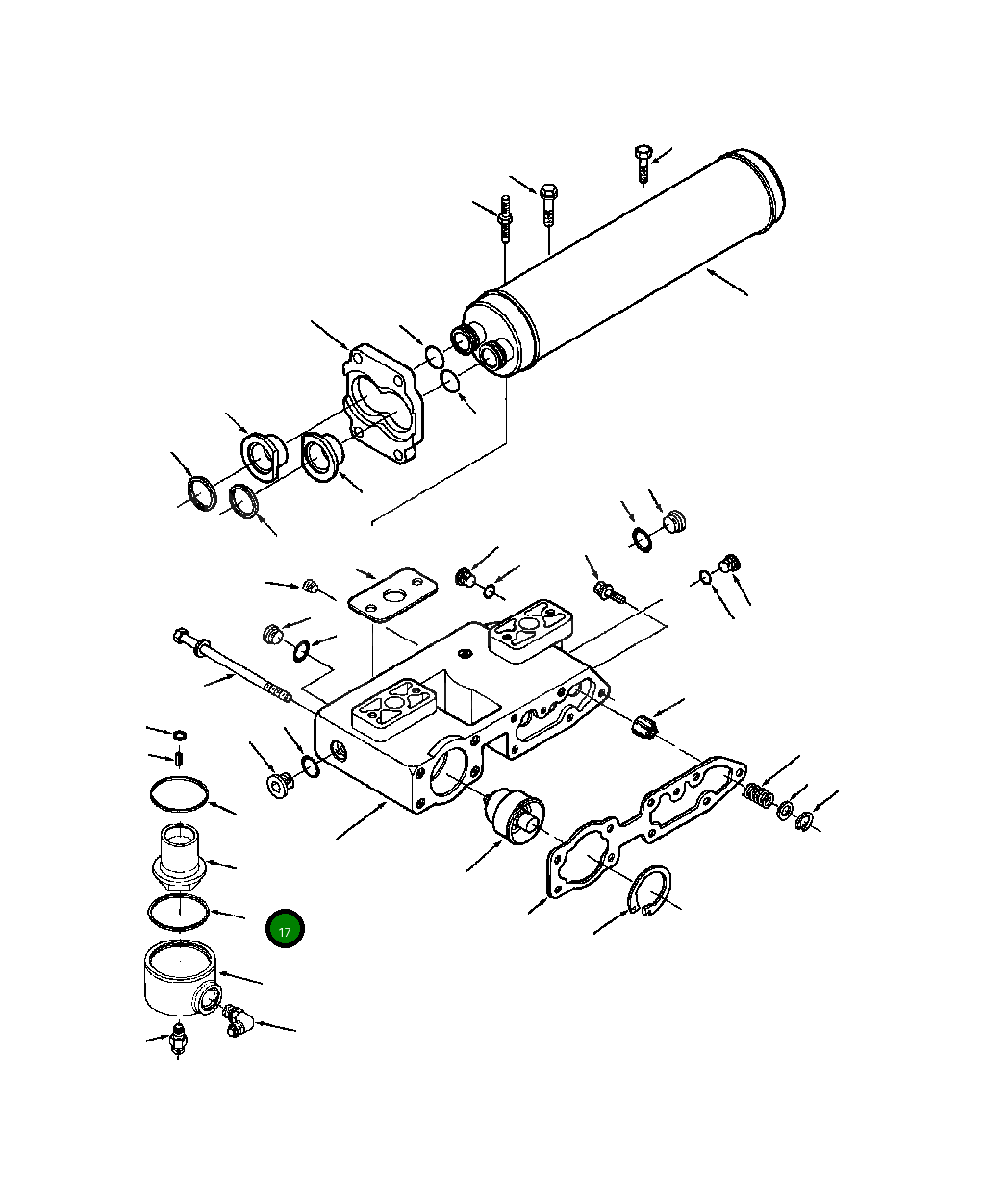 Кольцо уплотнительное (O-Ring) 1296 993 H1 Komatsu