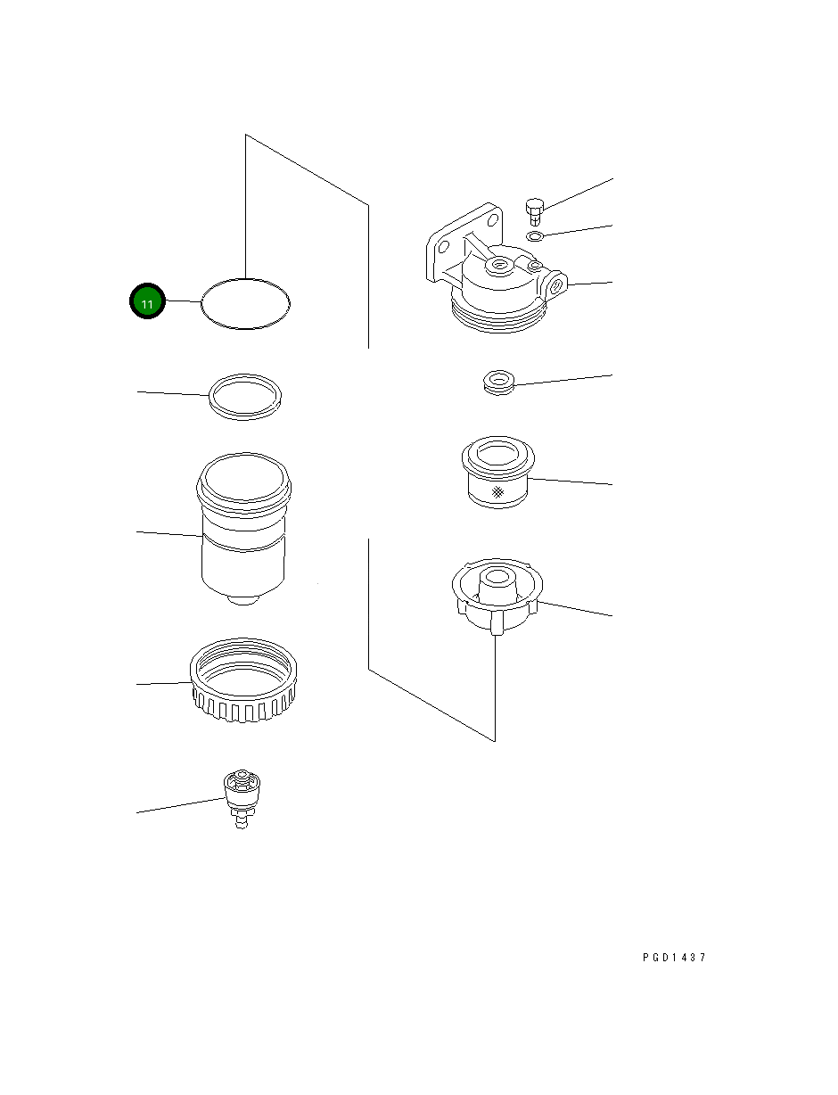 Кольцо уплотнительное (O-Ring) 600-311-9890 Komatsu