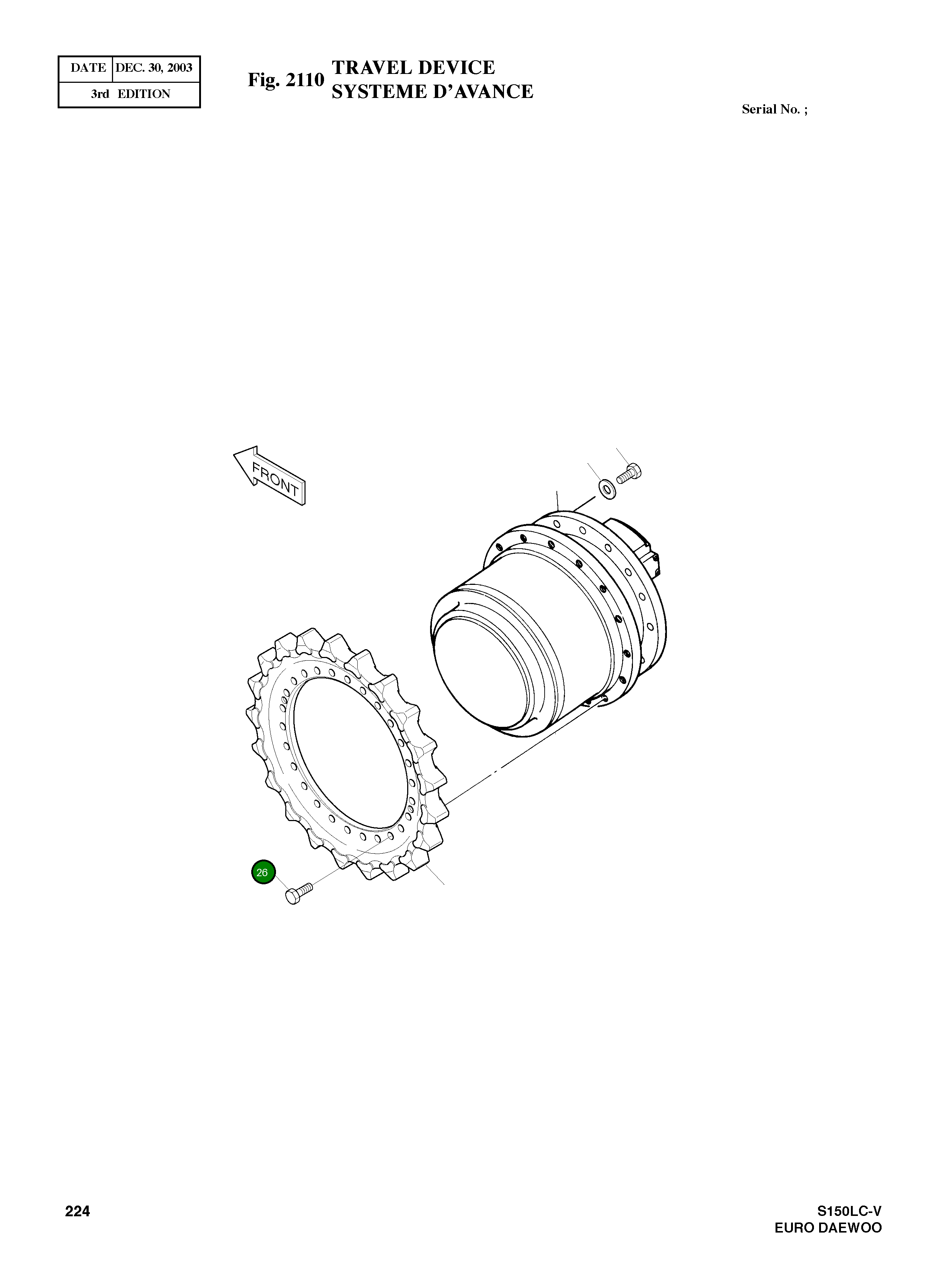 Болт 120-00050A Komatsu