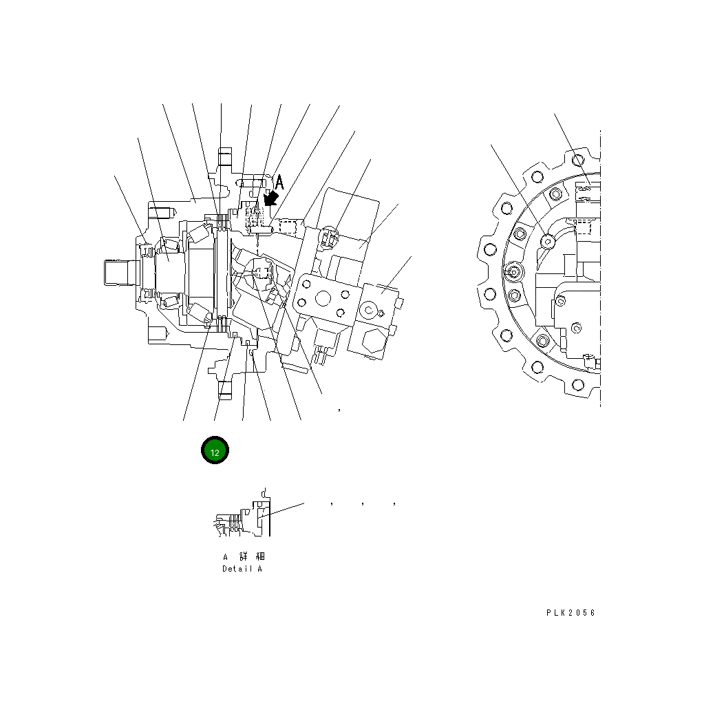 Кольцо UC1100500579  Komatsu