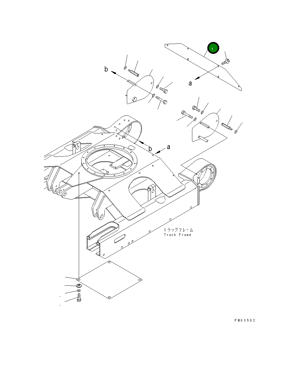 Крышка 20P-30-81161 Komatsu