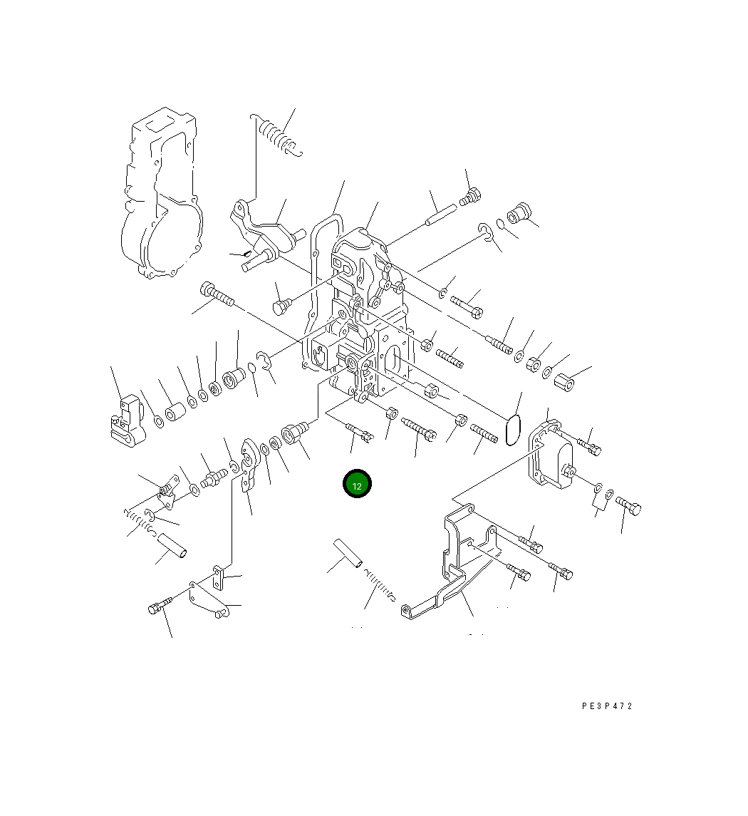 Болт DK020106-4540 Komatsu