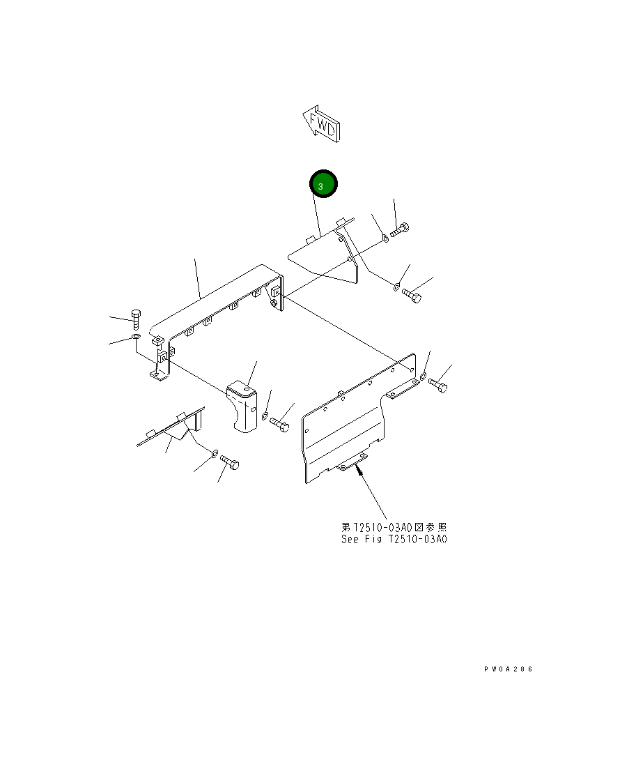 Крышка 124-960-5720  Komatsu