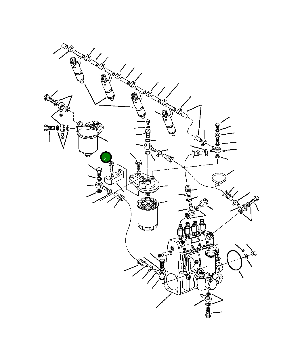Болт YM264501-00302 Komatsu