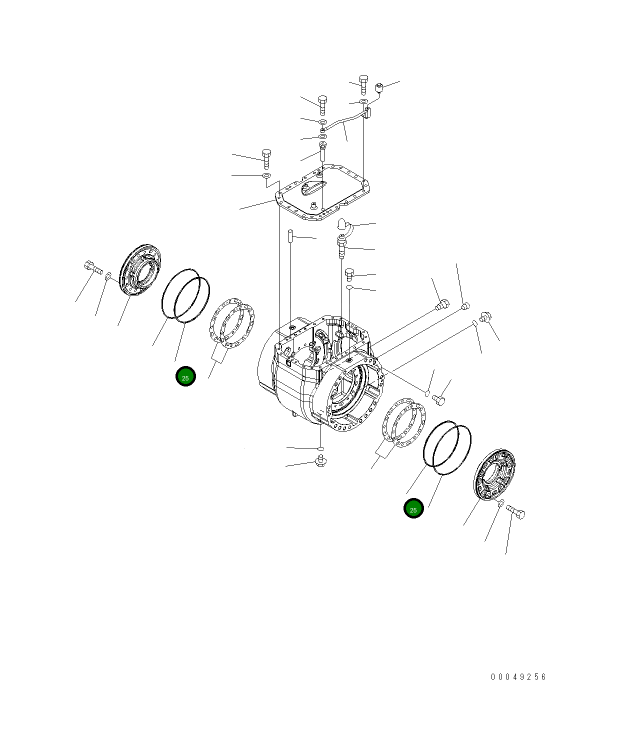 Кольцо 421-33-31430 Komatsu