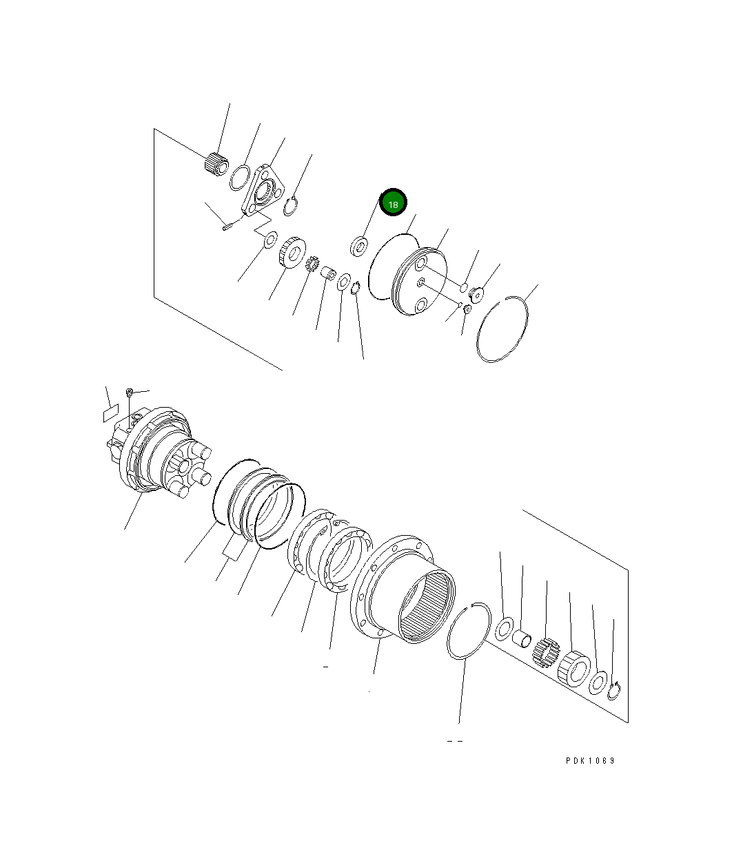 Кольцо FUFRP-710-16 Komatsu