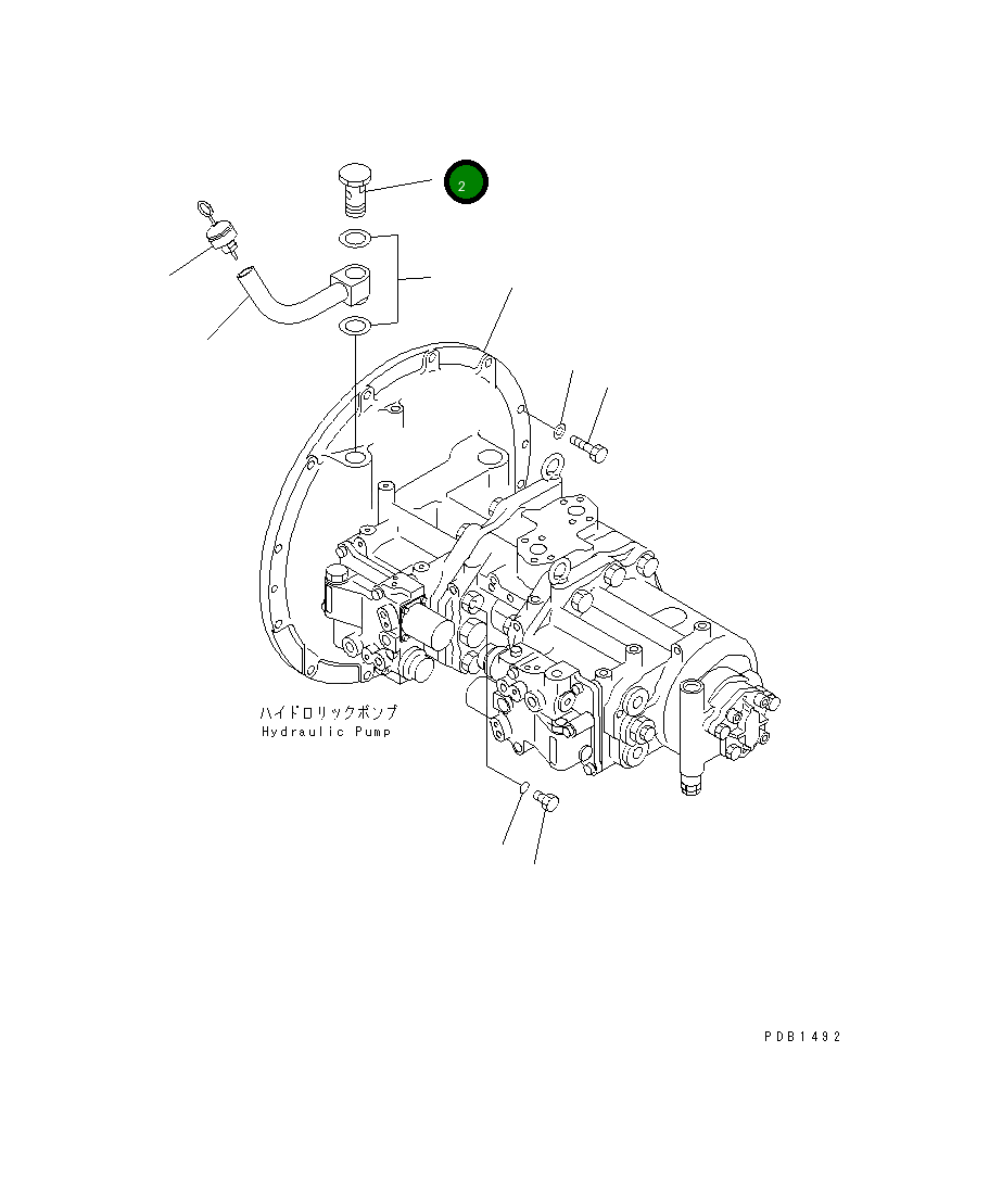 Болт 207-01-31141 Komatsu