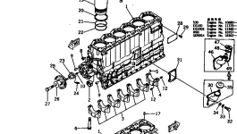 Блок цилиндров 6136-21-1022 Komatsu