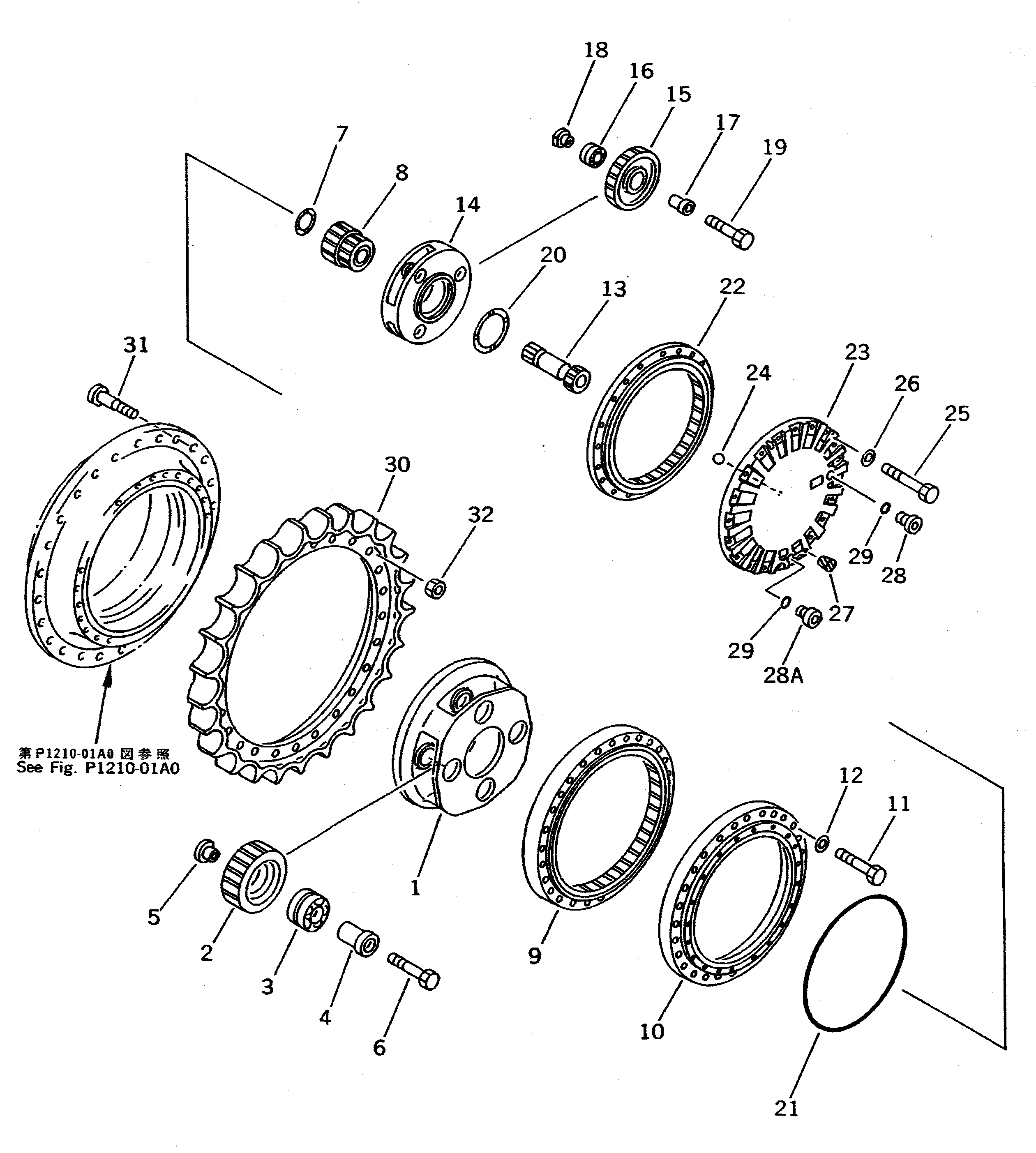 Кольцо уплотнительное (O-Ring) 209-27-51640  Komatsu