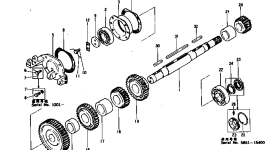 Гайка D50-G112B Komatsu