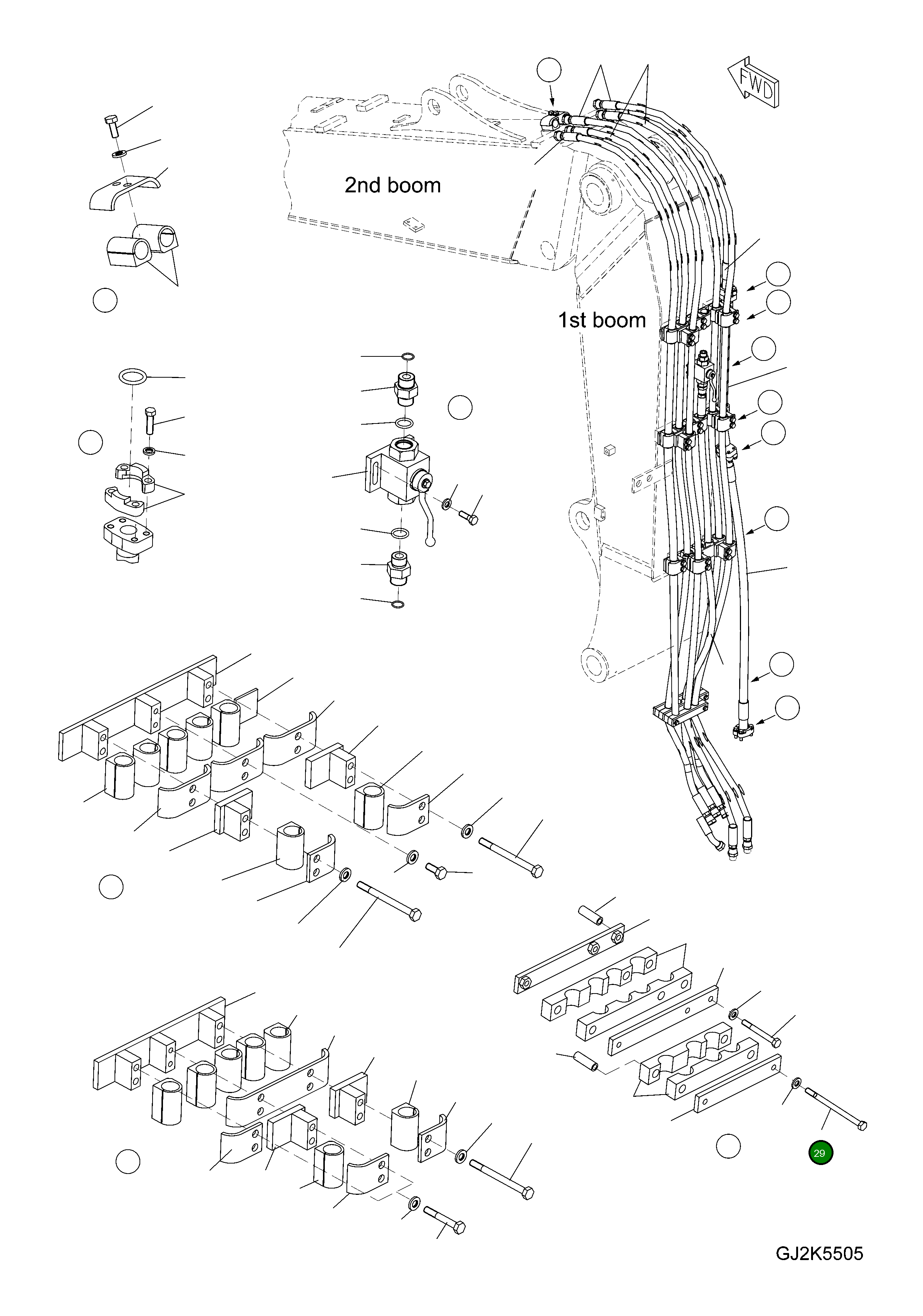 Болт 20E-62-31570  Komatsu