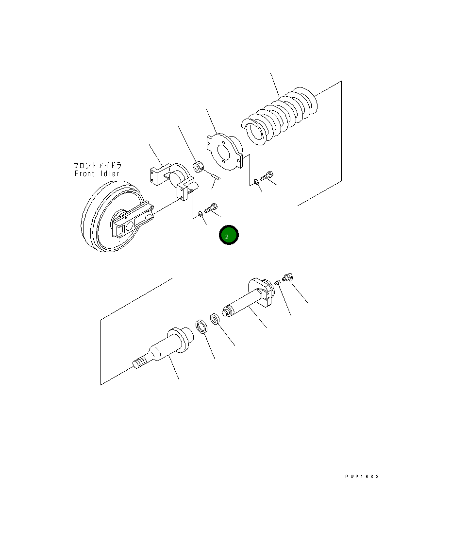 Болт 20Y-30-38320  Komatsu
