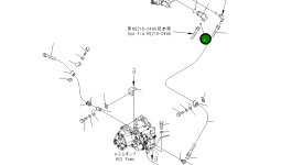 Кольцо уплотнительное (O-Ring) 207-62-64740 Komatsu