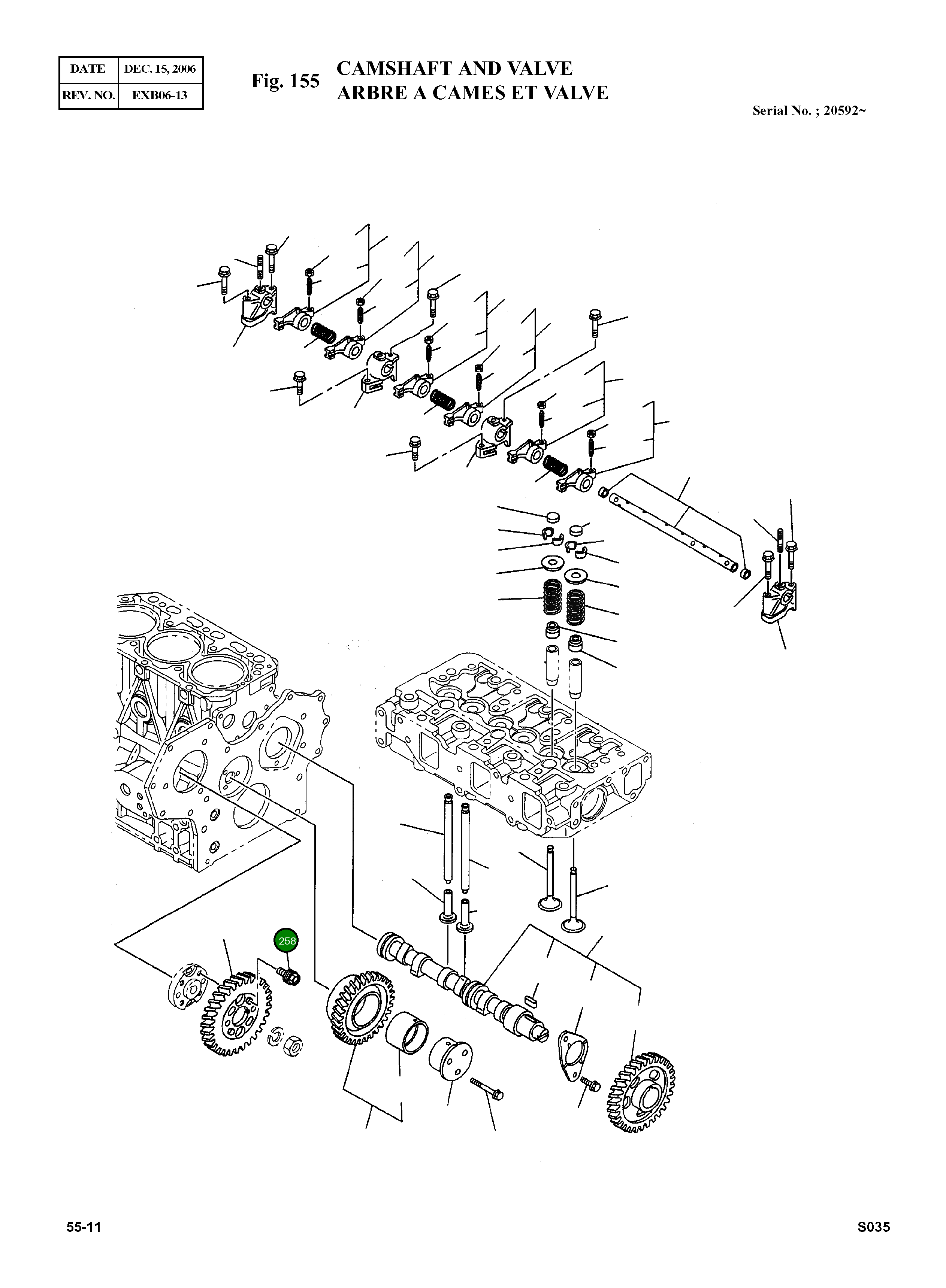 Болт 586400-2030 Komatsu