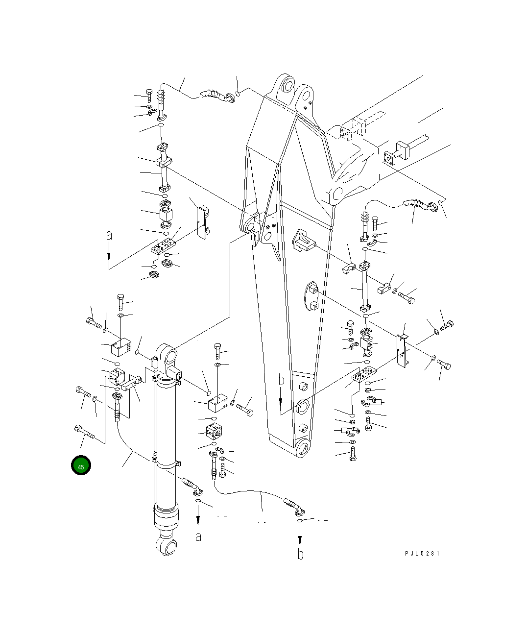 Болт 01252-41090 Komatsu