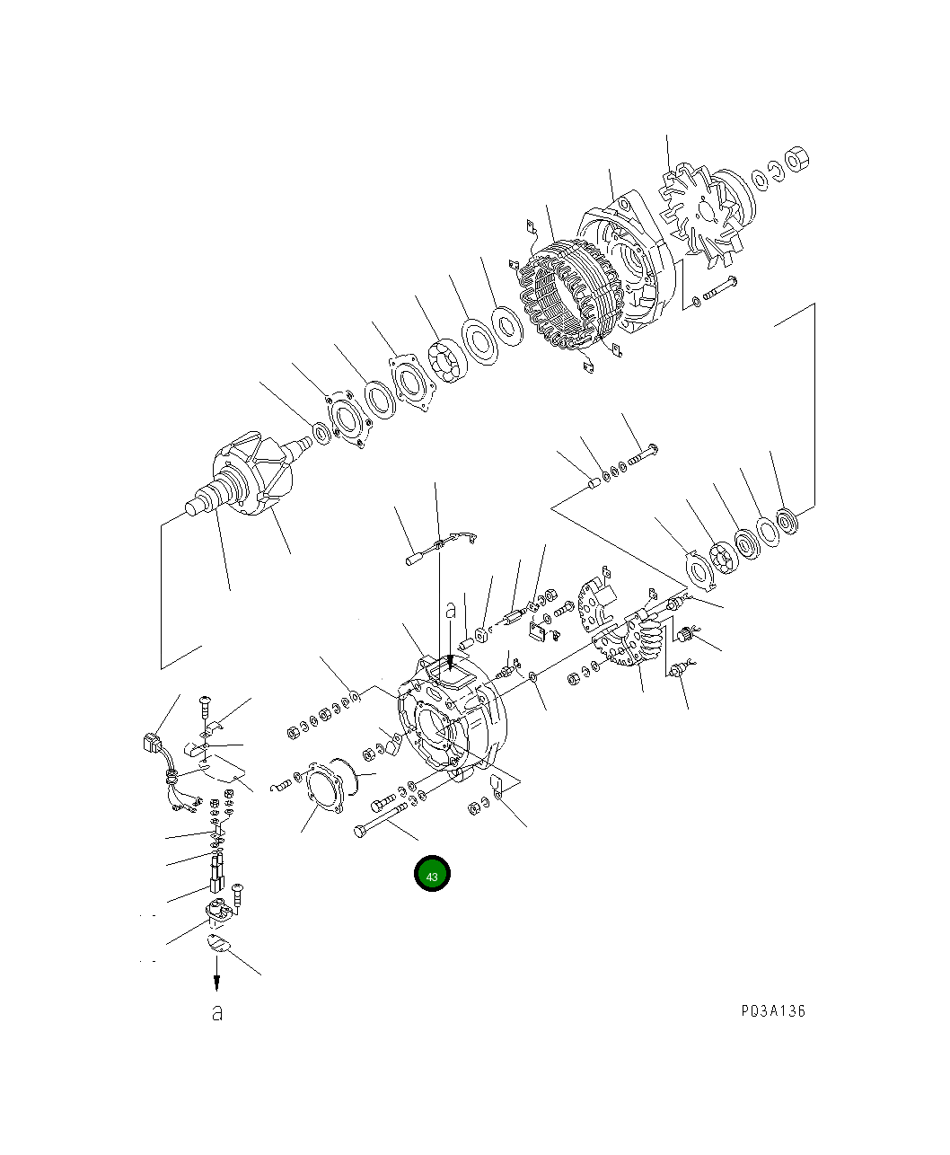 Болт KD0-0093-08202 Komatsu