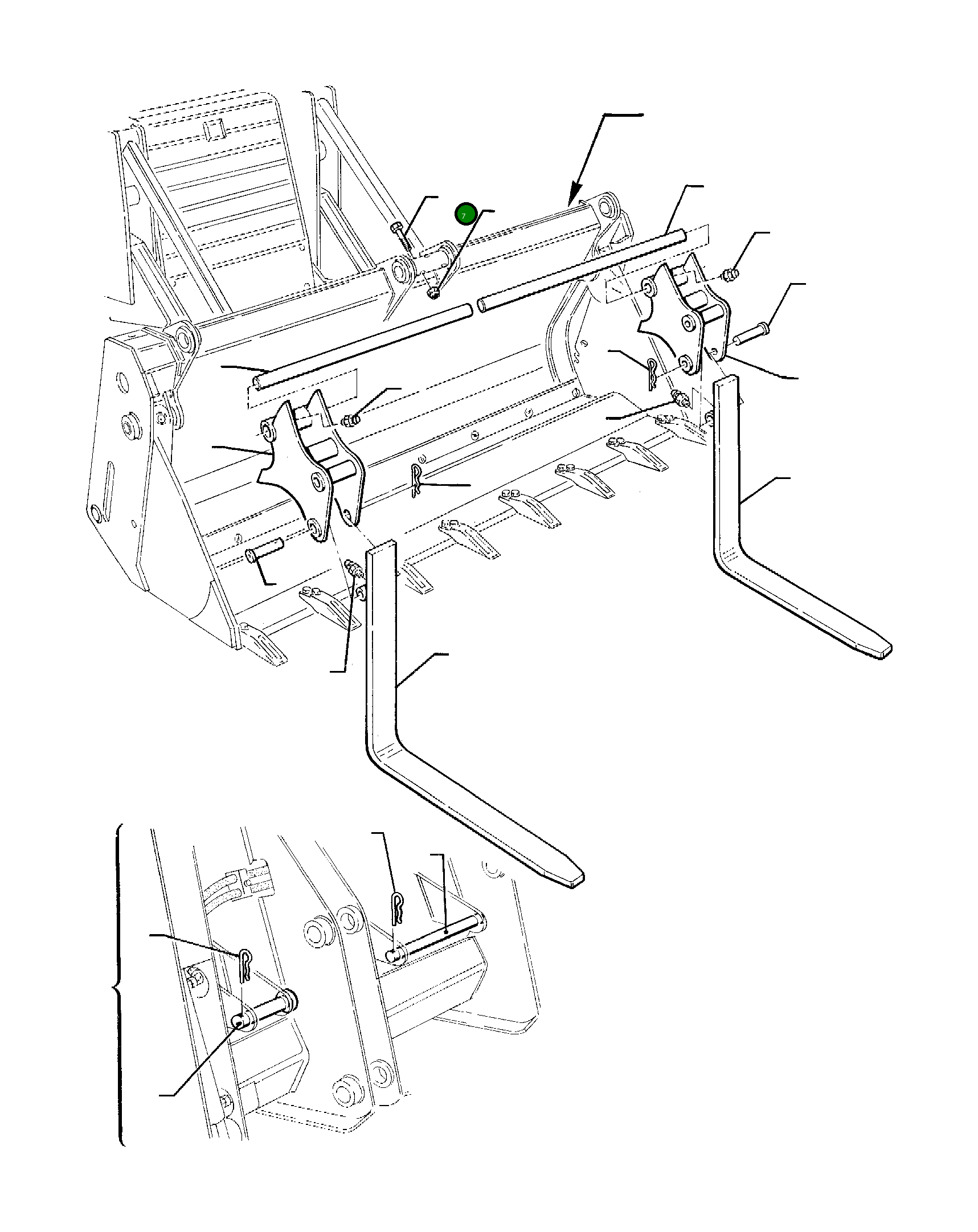 Болт 801014111 Komatsu