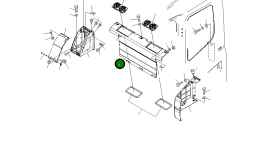 Крышка 208-53-13620 Komatsu