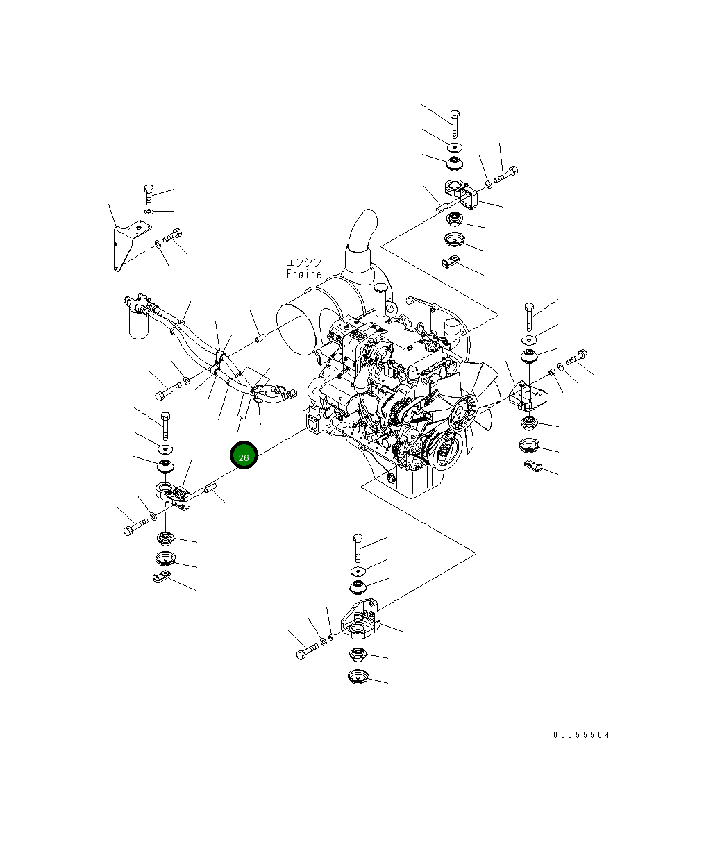 Крышка 20Y-01-41250 Komatsu