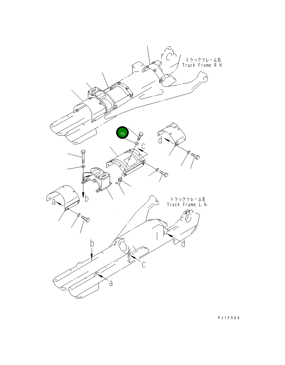 Болт 154-30-31230  Komatsu