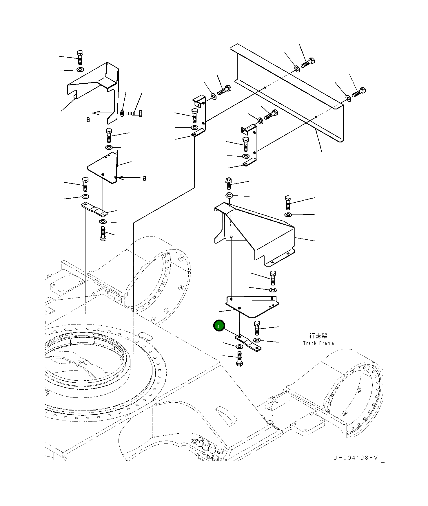 Крышка 21M-30-33130 Komatsu