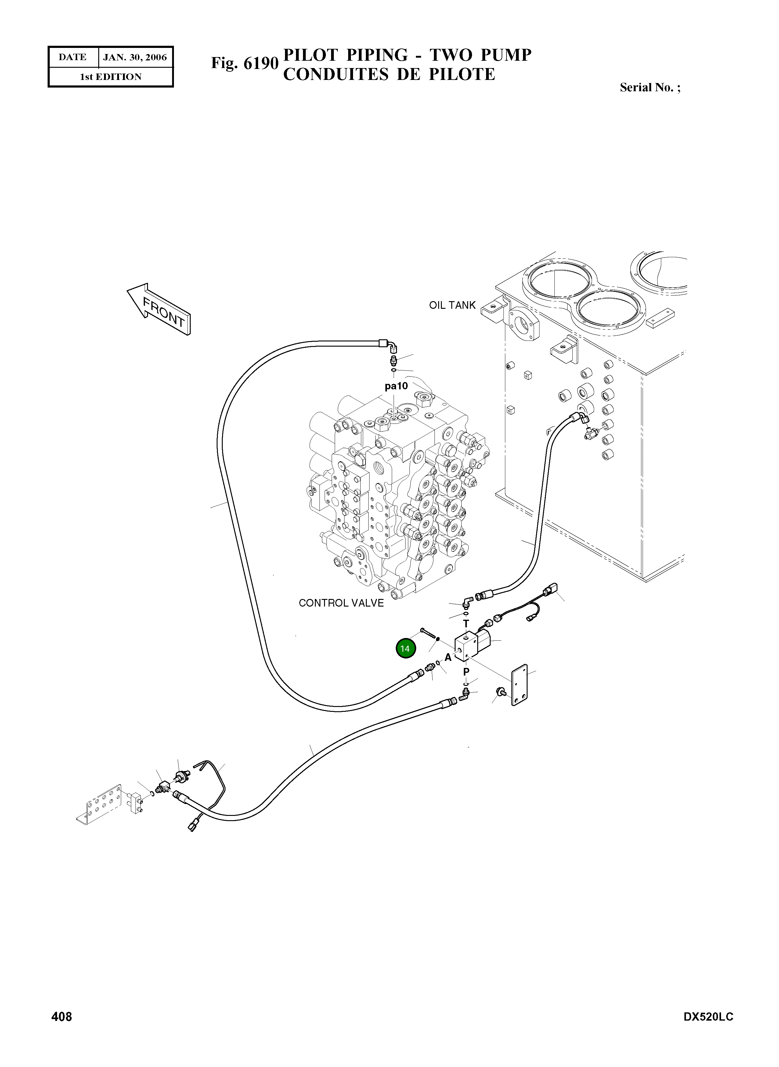 Болт S0553666 Komatsu