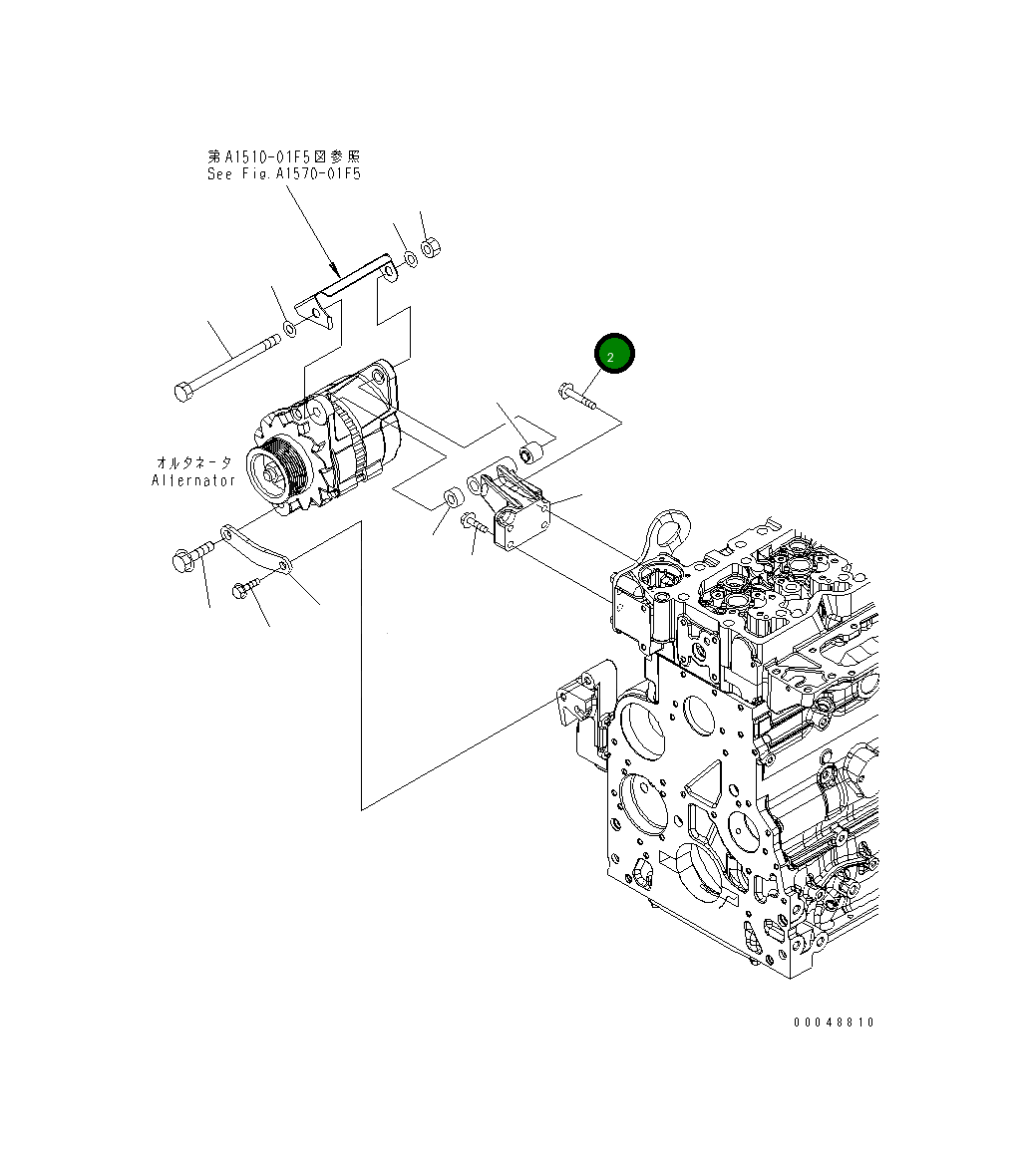 Болт 6742-01-2441 Komatsu