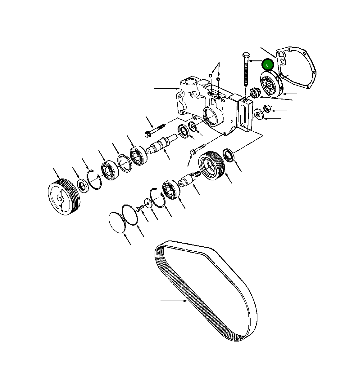 Болт 1307 552 H1 Komatsu