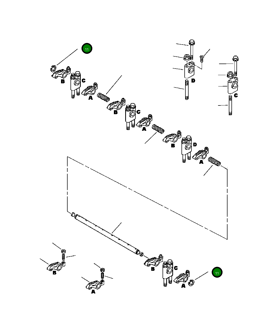 Кольцо YM22242000180 Komatsu