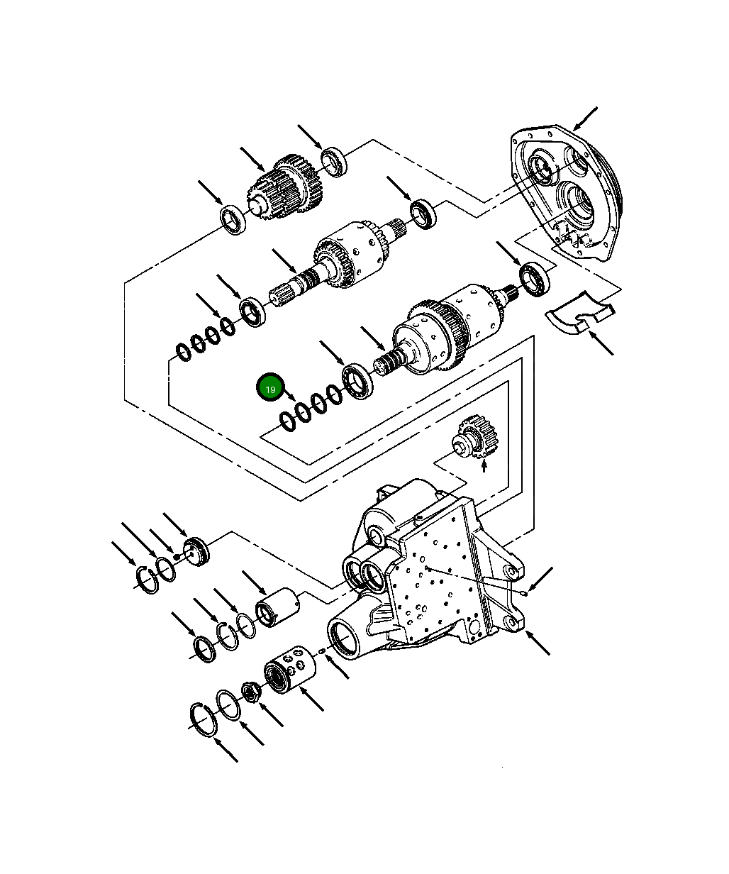 Кольцо уплотнительное (O-Ring) 716 747 C1  Komatsu