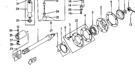 Вал D50-S5A Komatsu