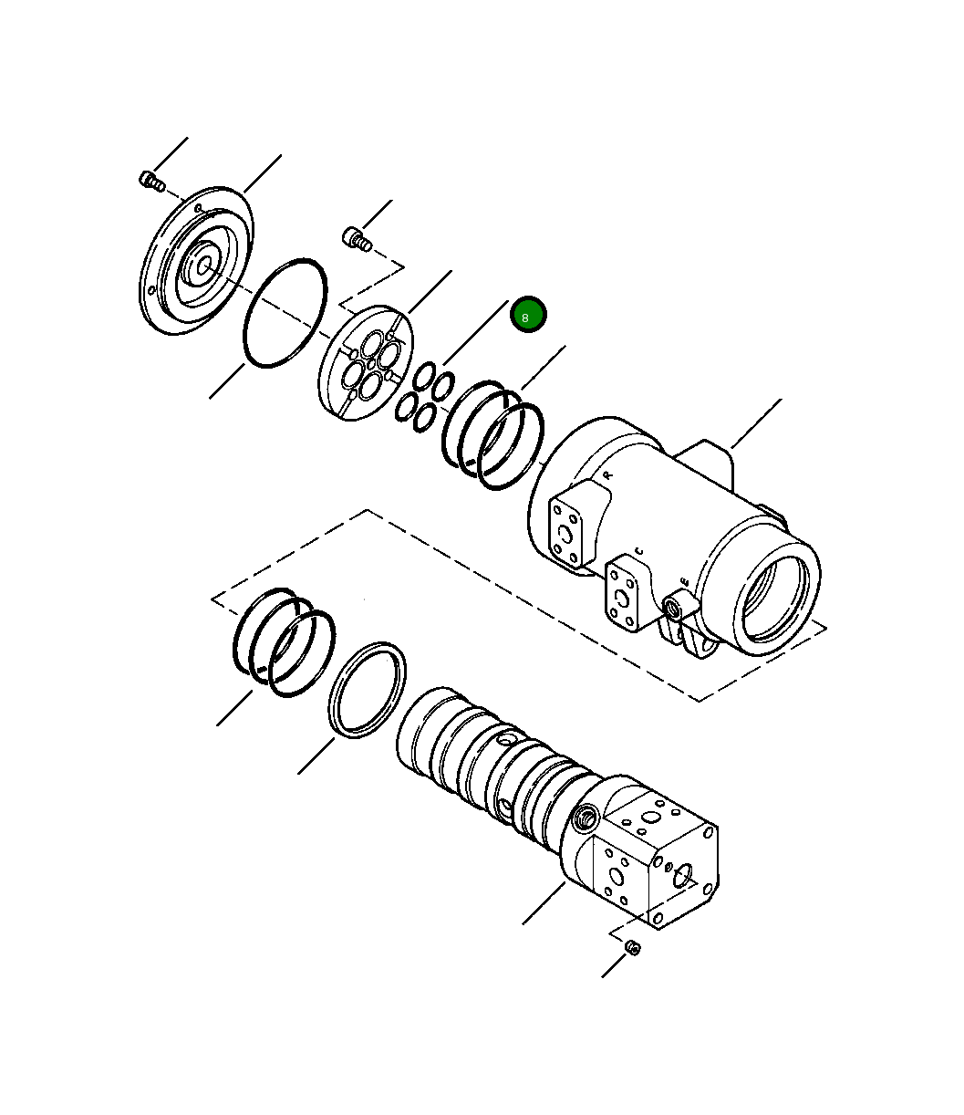 Кольцо уплотнительное (O-Ring) 346 959 R1 Komatsu