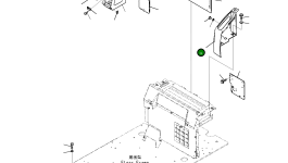 Крышка 20Y-53-12731 Komatsu