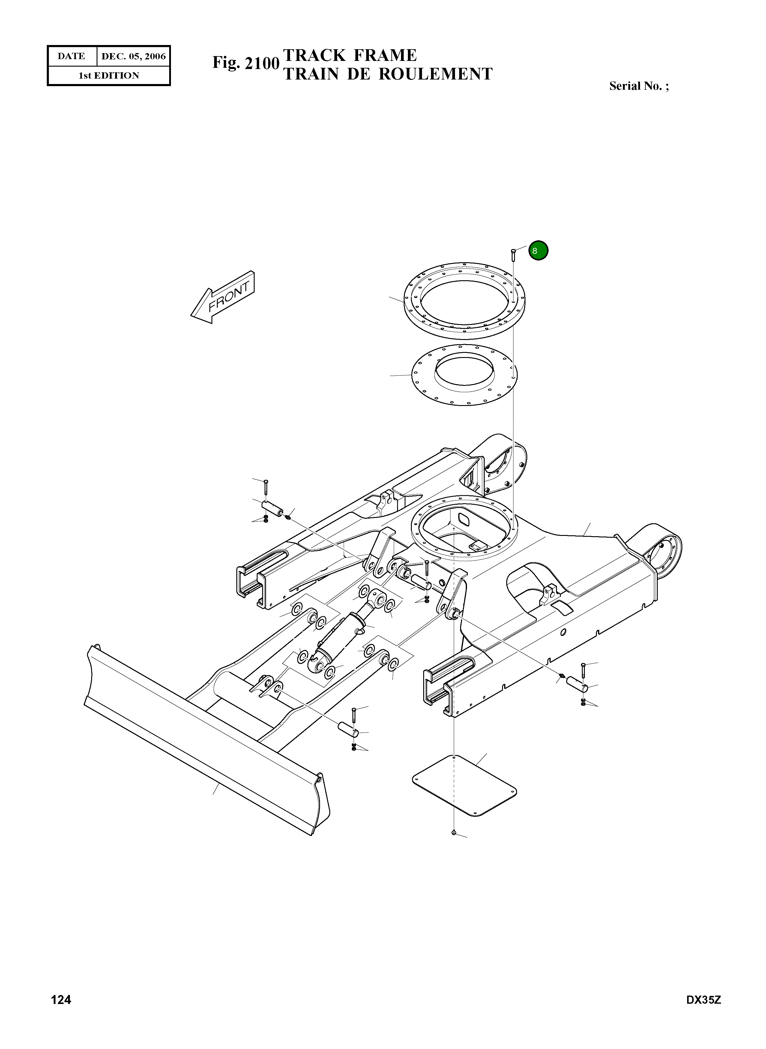 Болт S0560966 Komatsu