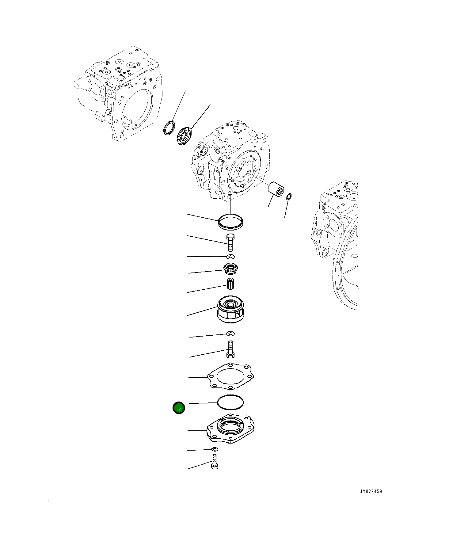 Кольцо уплотнительное (O-Ring) 07000-A2105 Komatsu