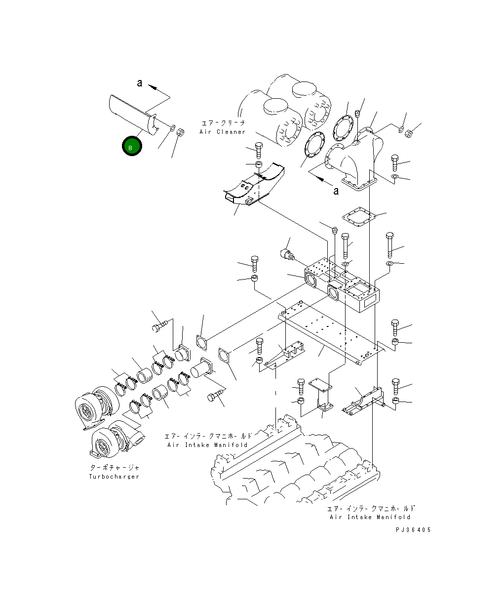 Крышка 6215-11-9120 Komatsu