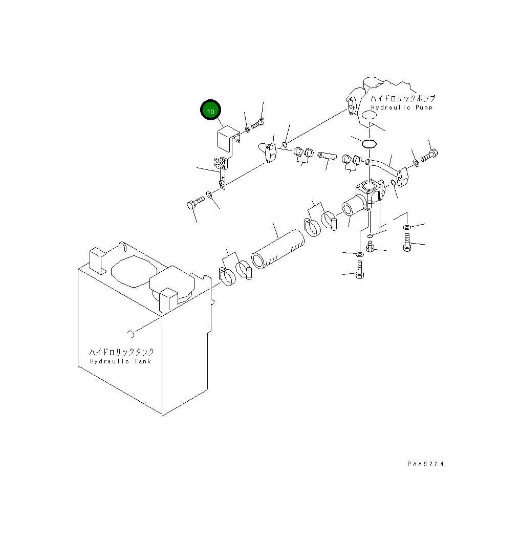 Крышка 203-06-67220 Komatsu